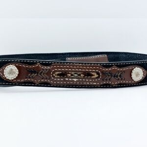 Nocona Youth Fabric Inset Concho‎ Belt**Toddler SIZE**